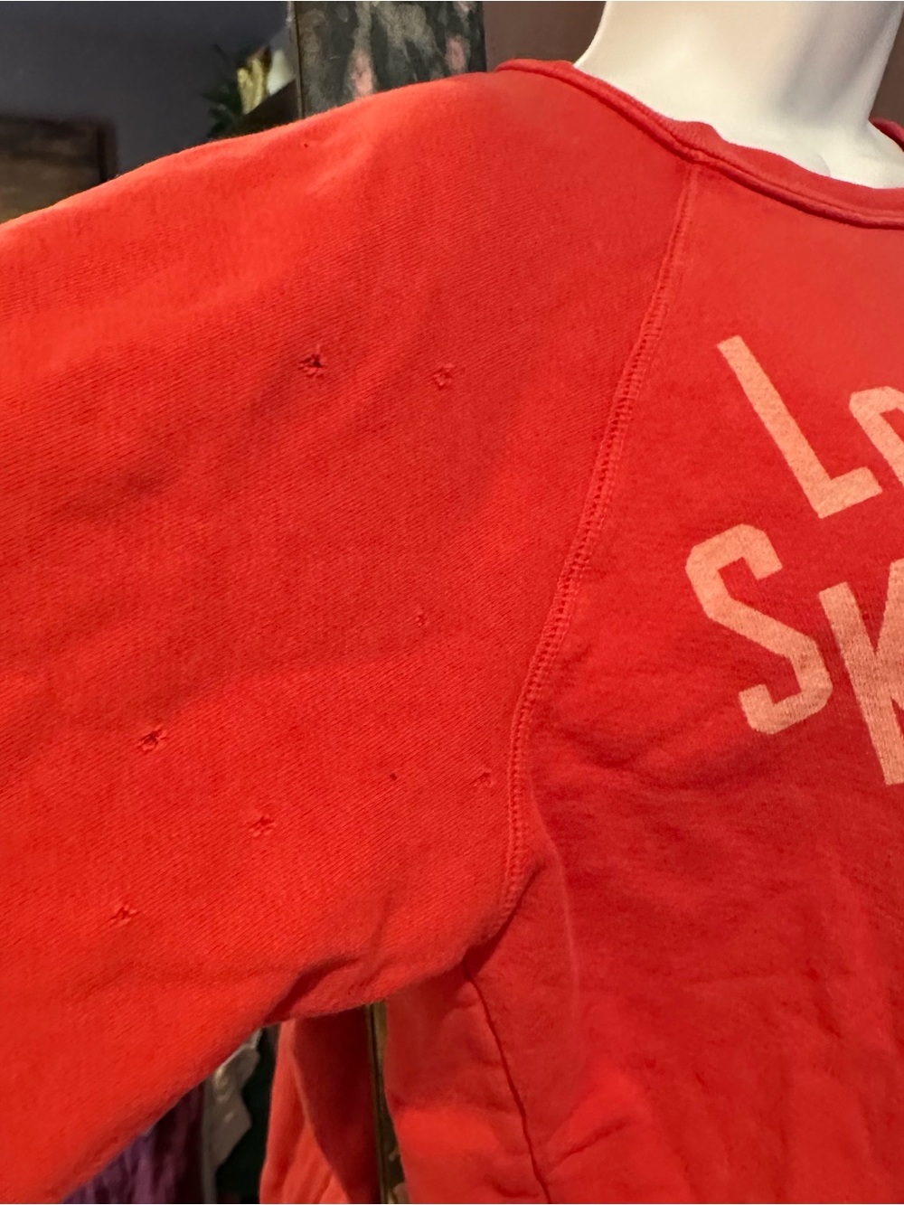 Retrobrand Red 'Long Skate Beach Patrol' Graphic Sweatshirt short sleeve xs - Picture 4 of 8